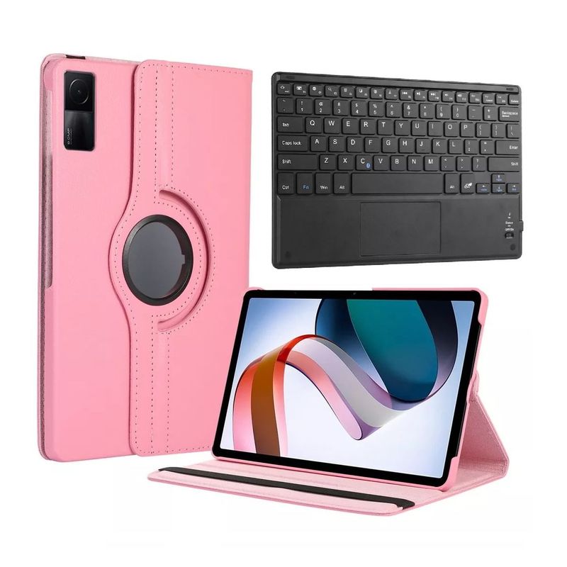 GENERICO - Estuche 360 + Teclado Trackpad (mouse) Para Redmi Pad Se 11