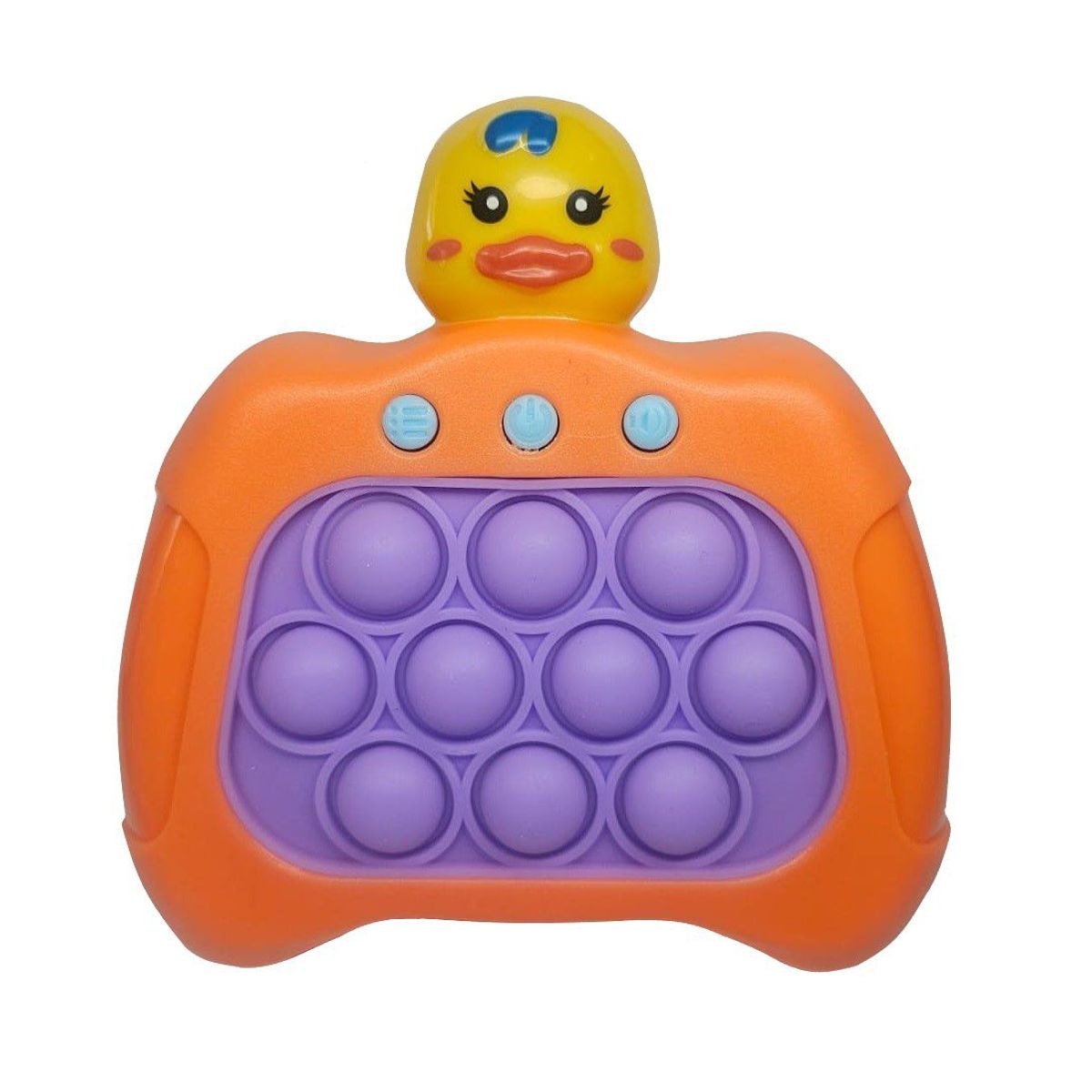 GENERICO - Juguete Pop It Electronico Burbujas Pato Naranja