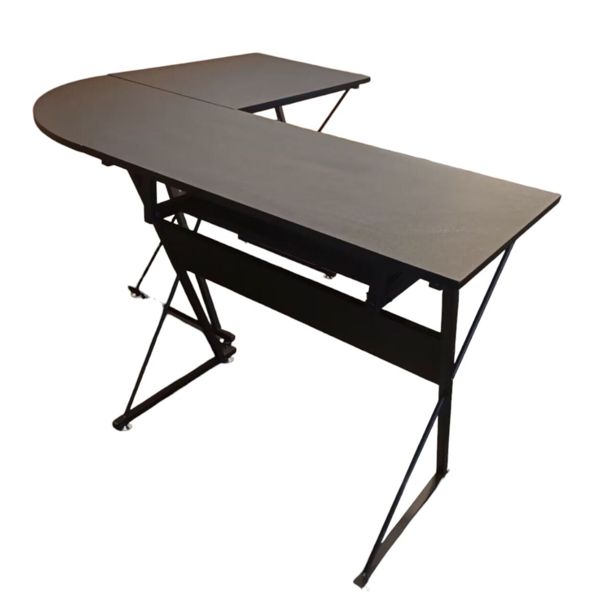 AKIVOY - Escritorio Tipo L de Oficina Corpotativo Loix Color Cafe