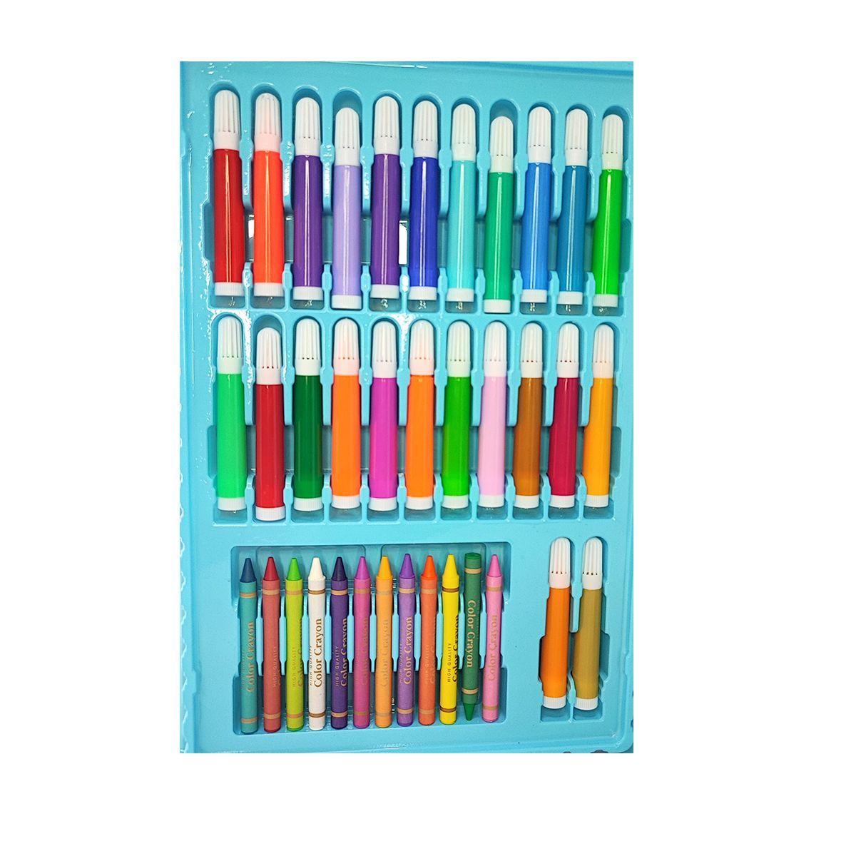 POINTER - Set De Arte Niños Maleta 86 Piezas Crayón Plumones Y Colores