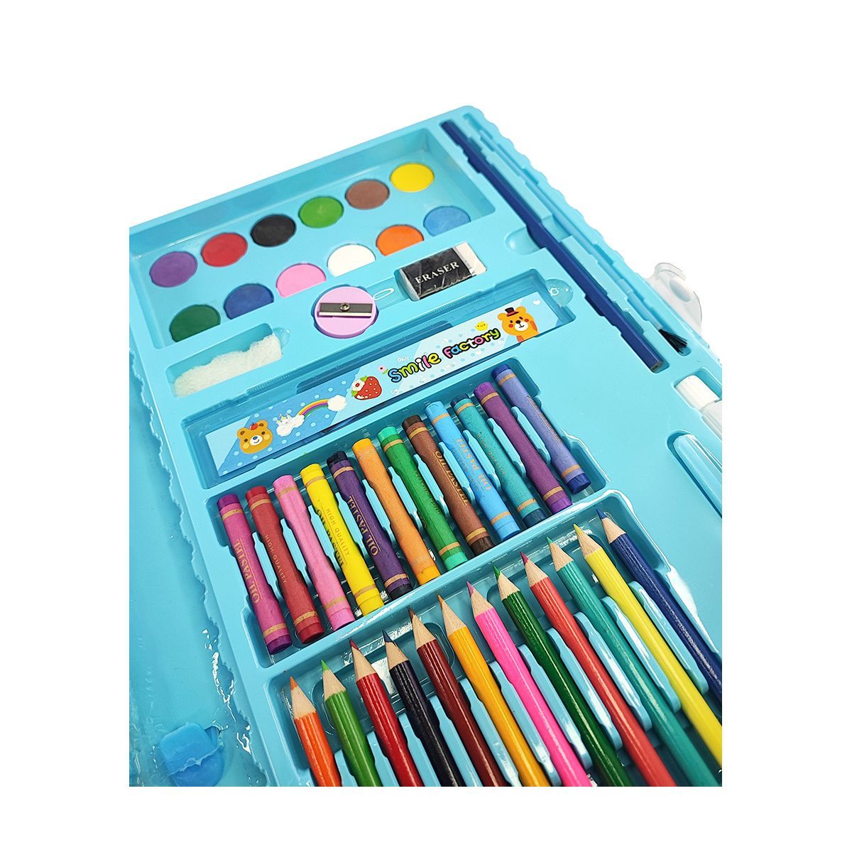 GENERICO - Set De Arte Niños Maleta 86 Piezas Crayón Plumones Y Colores