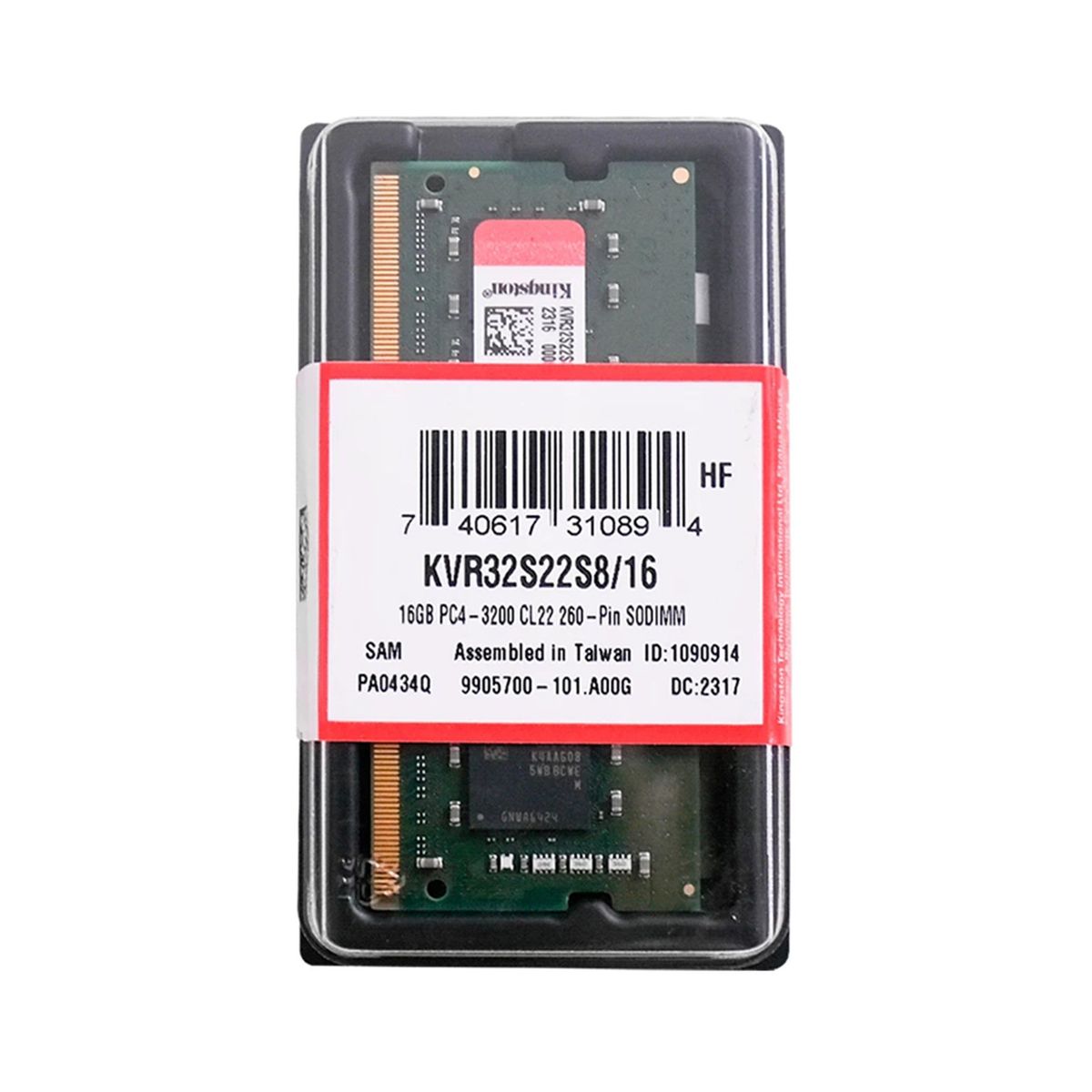 KINGSTON - MEMORIA RAM KINGSTON 16Gb DDR4 3200MHZ PORTATIL - AIO