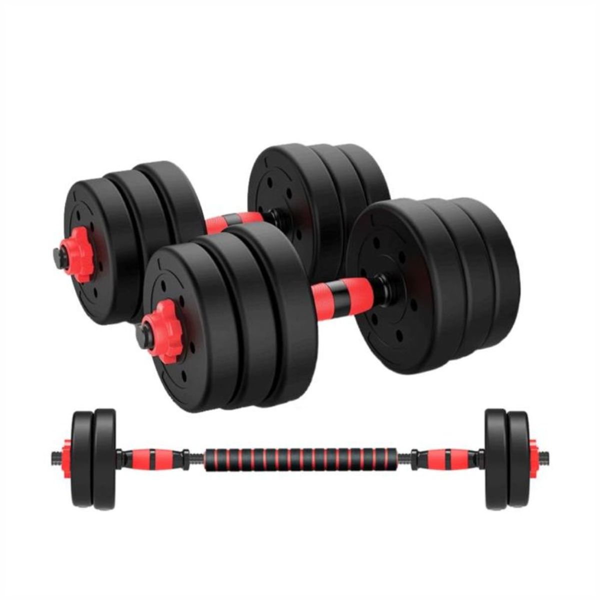 GENERICO - Kit De Pesas 40 Kg Ejercicio Mancuernas Termoformadas