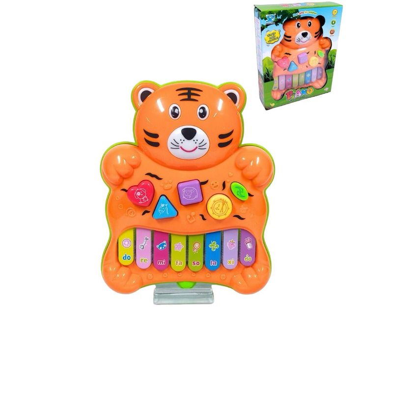 GENERICO - Piano Organeta Musical Juguete Bebes Niños Luces Animales