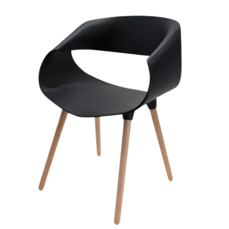 AKIVOY - Silla Filigree  Para Comedor o Restaurante Color Negro