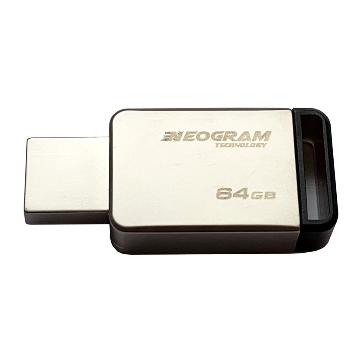 GENERICO - Memoria USB 3.0 Neogram 64GB - Plata