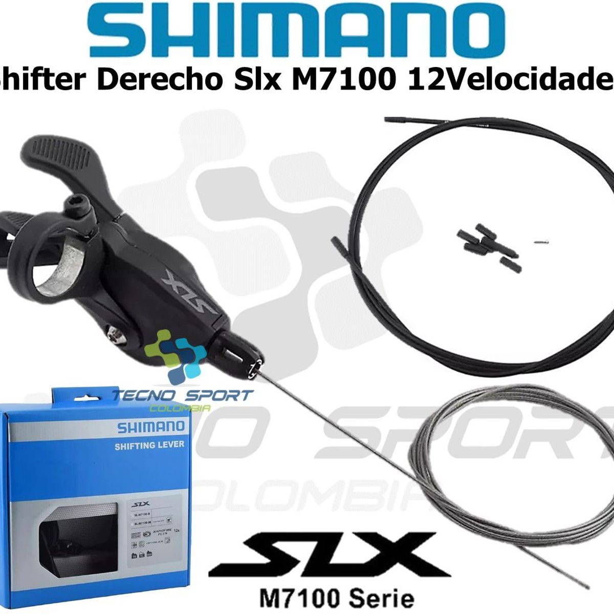 SHIMANO - Shifter Derecho Shimano Slx M7100 Palanca Cambio 12v Trasero