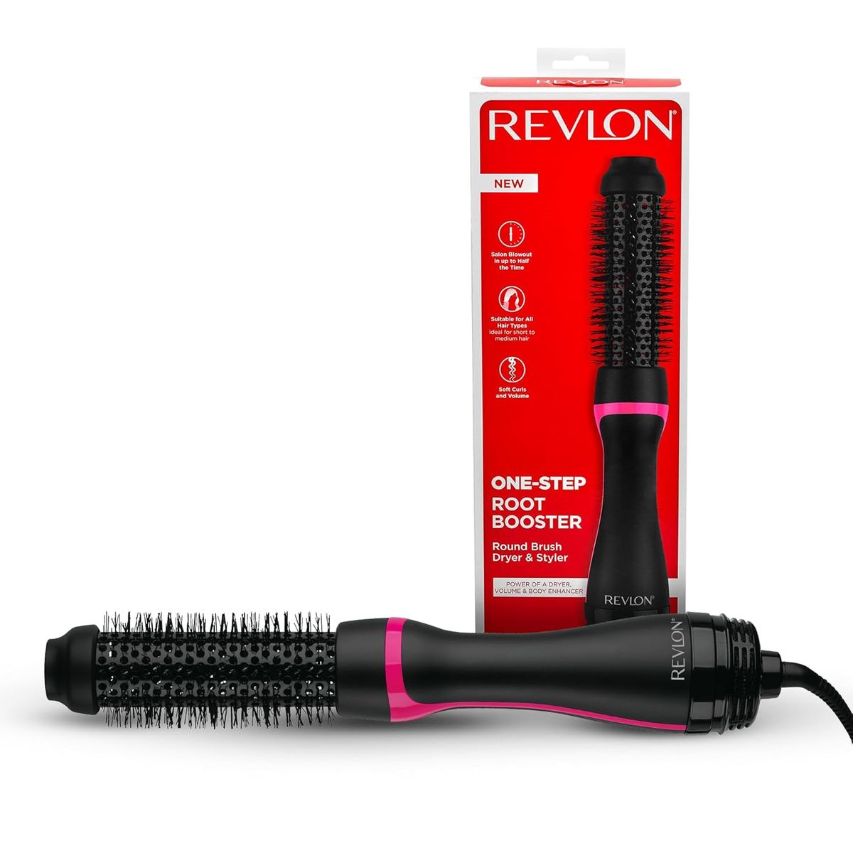 REVLON - Cepillo Secador Revlon One Step 1-12 Voluminizador Aire Caliente