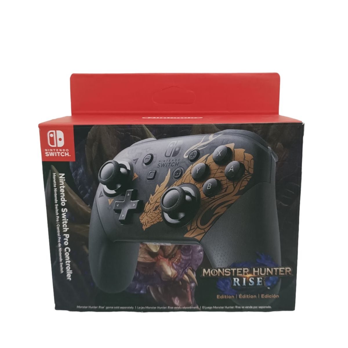 GENERICO - Control Pro Inalámbrico Para Switch Diseño Monster Hunters Rise