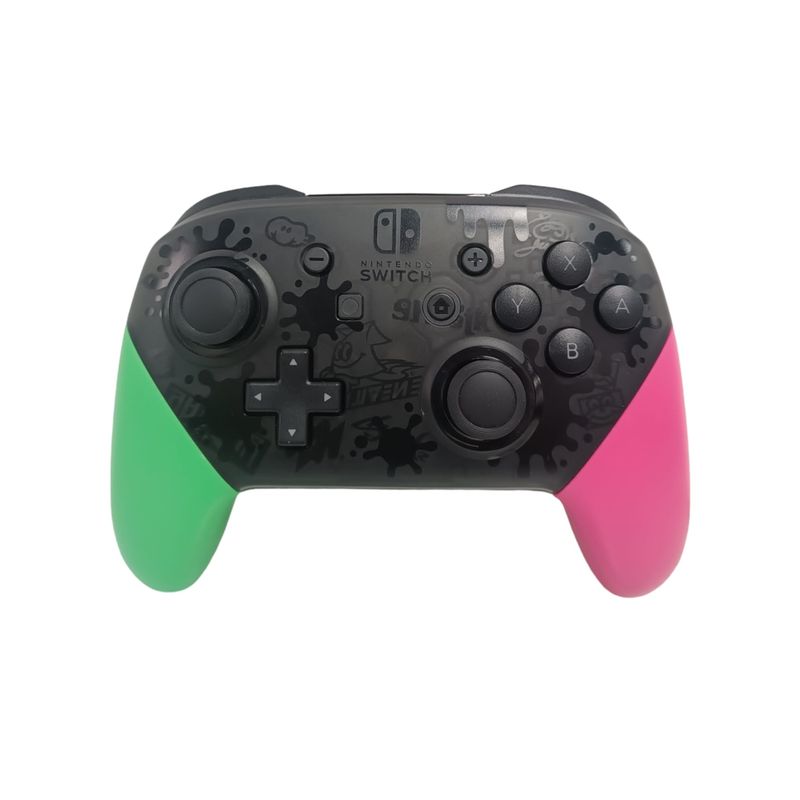 GENERICO - Control Pro Inalámbrico Compatible Switch Rosa Con Verde