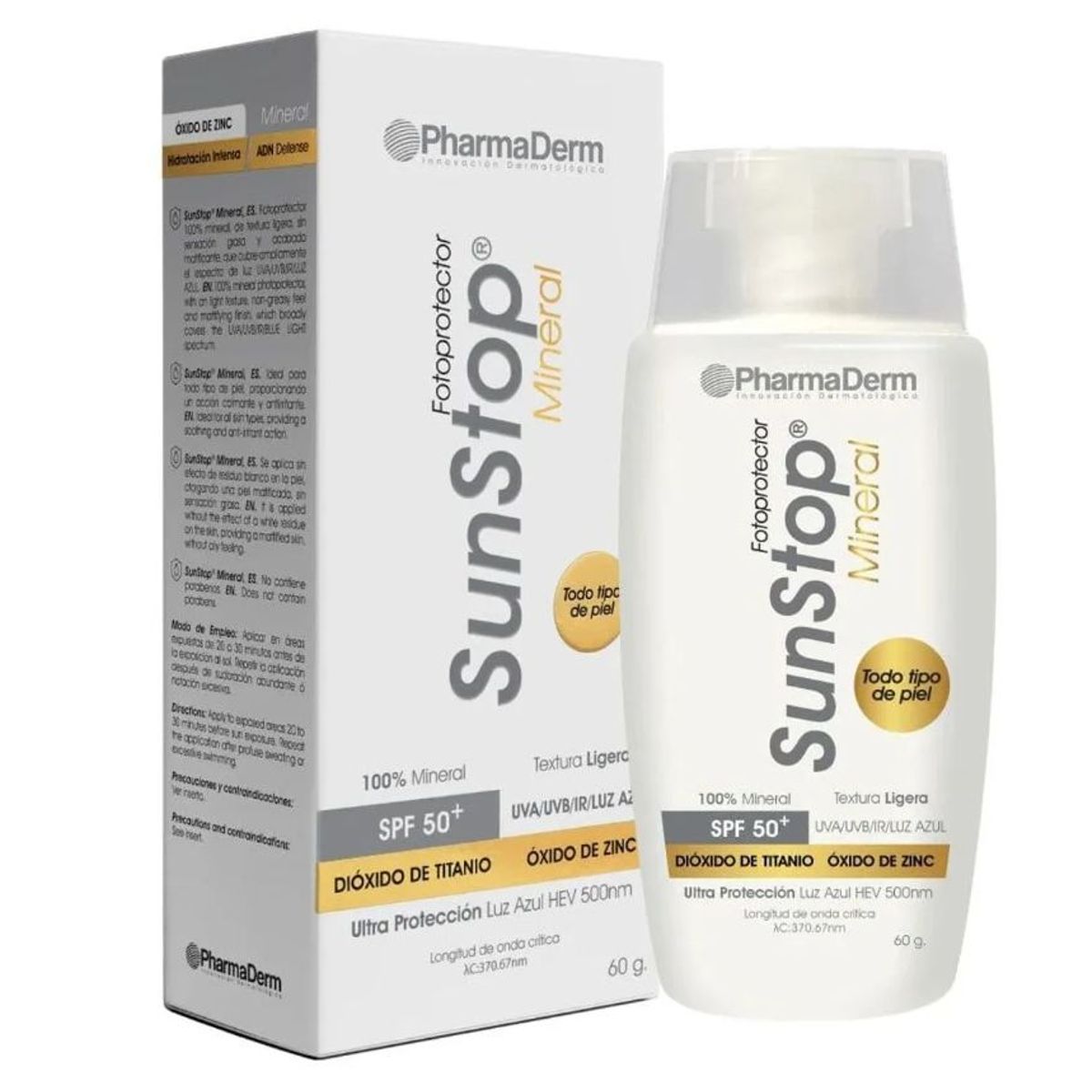 PHARMADERM - Sunstop Mineral SPF 50 x60g  Pharmaderm
