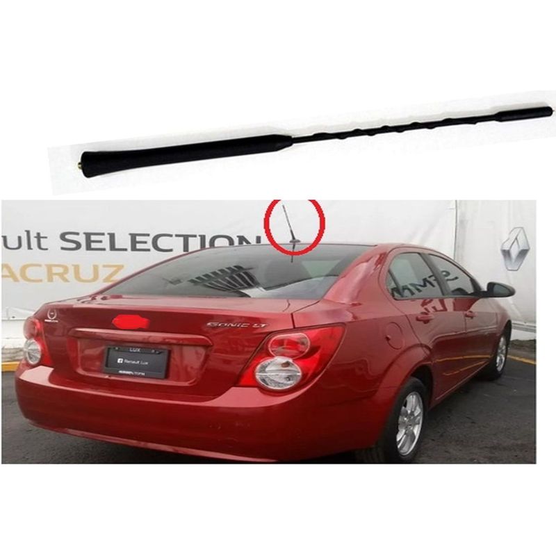 GENERICO - antena chevrolet sonic de 11 pulgadas o 28 cms de largo