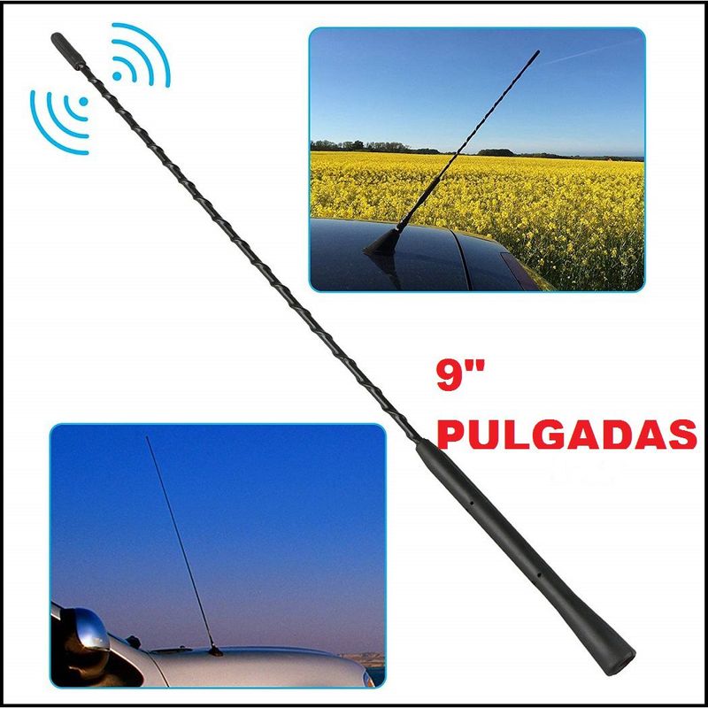 GENERICO - antena ford escape de 9 pulgadas o 22 cms de largo
