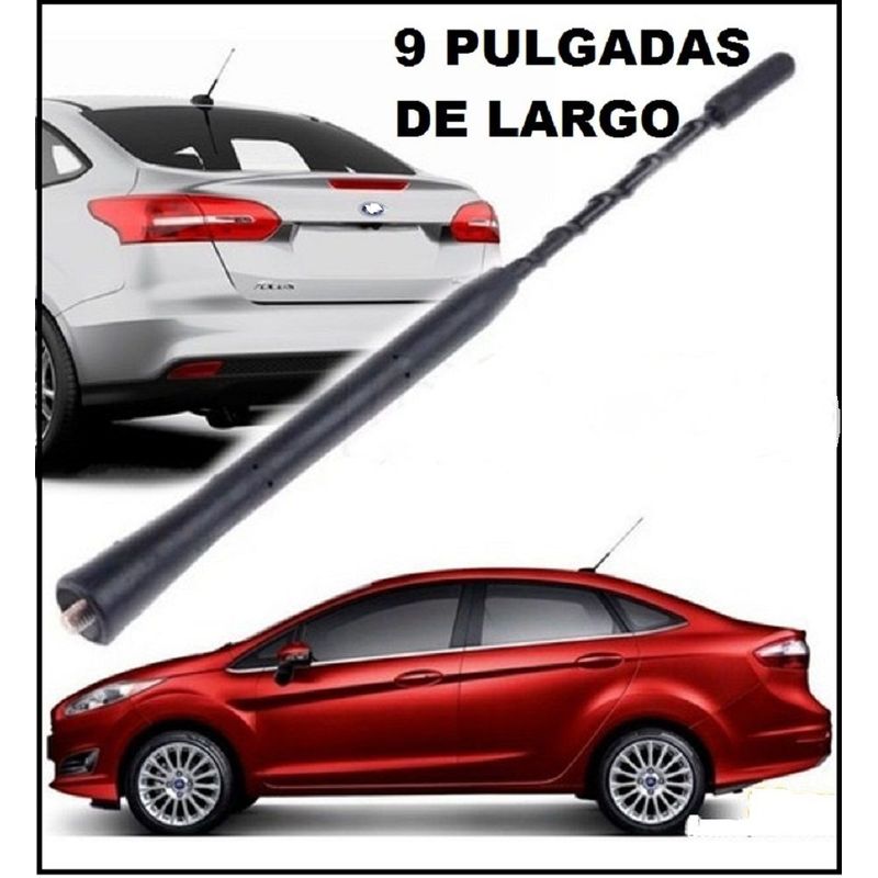 GENERICO - antena ford fiesta fusion de 9 pulgadas o 22 cms de largo