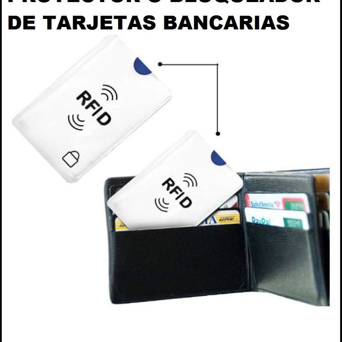 GENERICO - bloqueador tarjetas bancarias evite ser clonado