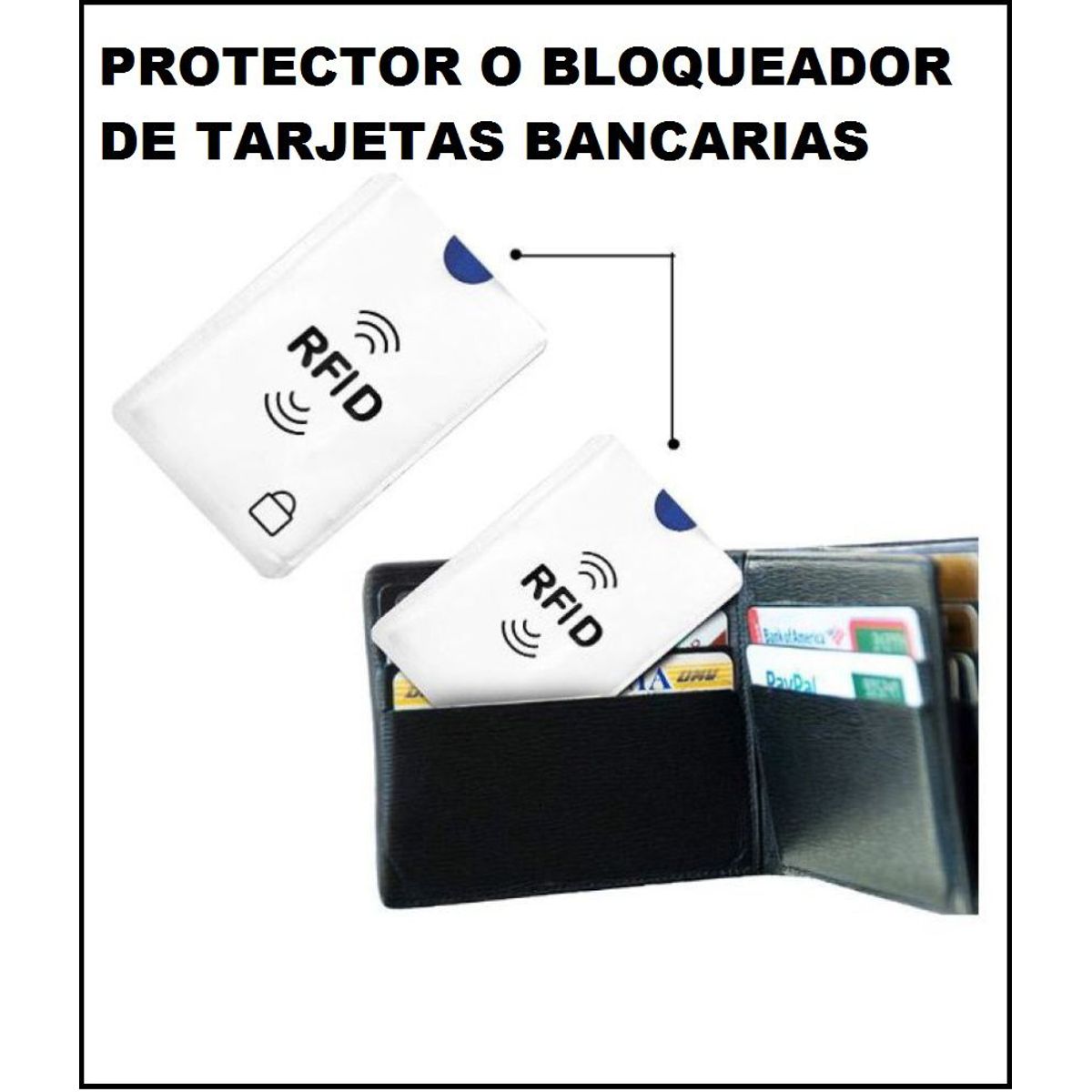 GENERICO - bloqueador tarjetas bancarias evite ser clonado
