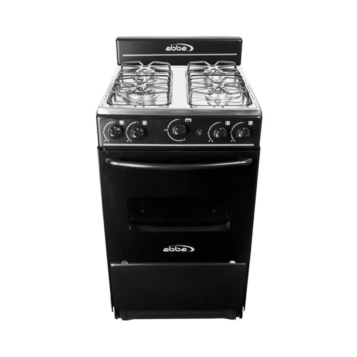 ABBA - Estufa de piso abba 4 puestos gas propano at101-5 negro