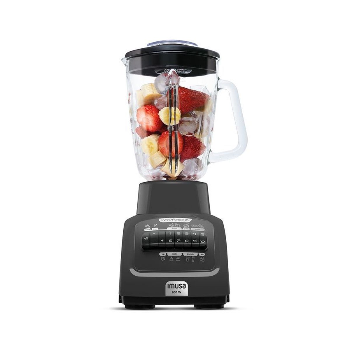IMUSA - Licuadora imusa infiny force 10v gris