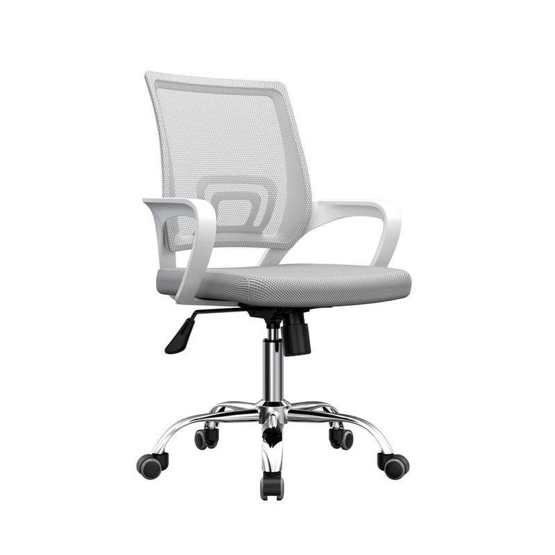 BONNO - Silla de Oficina Atlantis Eco Gris-Blanco Bonno