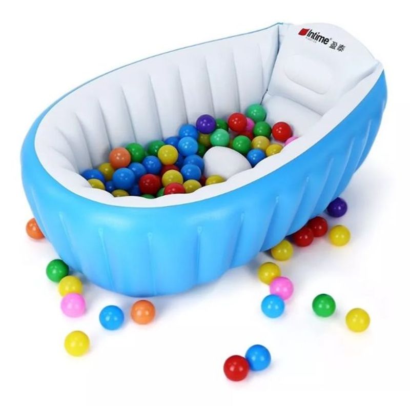 GENERICO - Piscina Bañera Tina Inflable Para Bebes 98x65x28cm