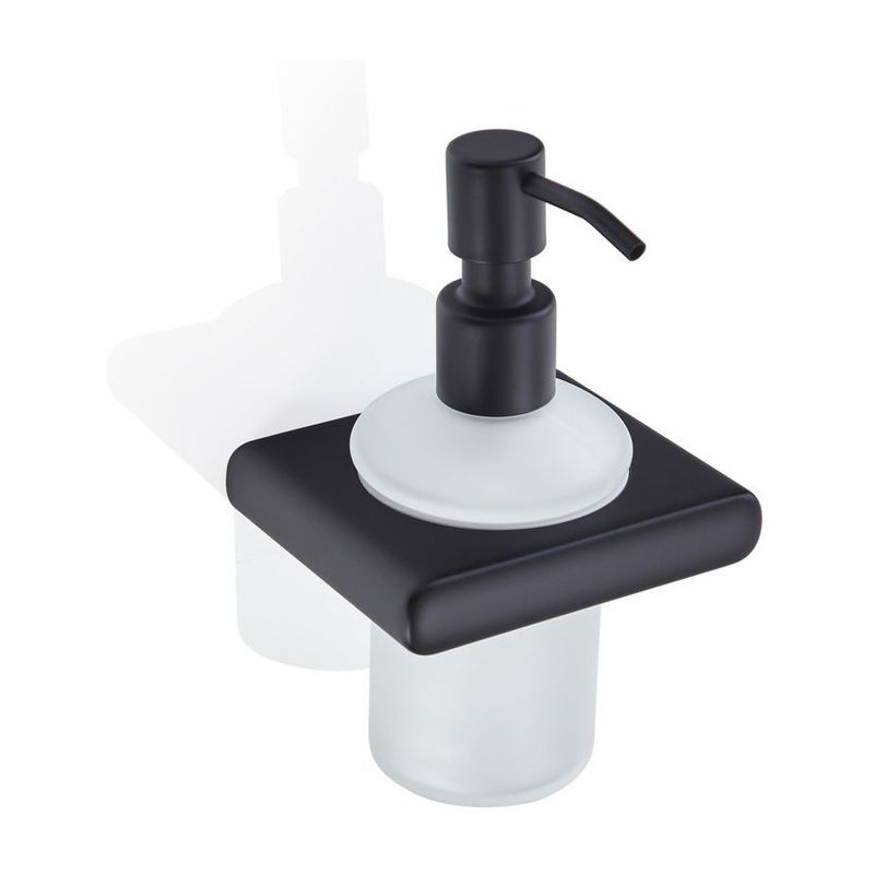 CORONA - Jabonera Corona Liquid Mate Black