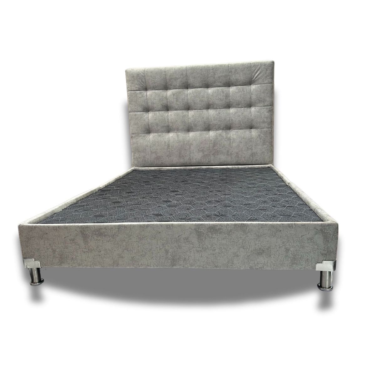 ESTILO Y CONFORT - Basecama y Cabecero Estilo y Confort 120x190 Gris Especial
