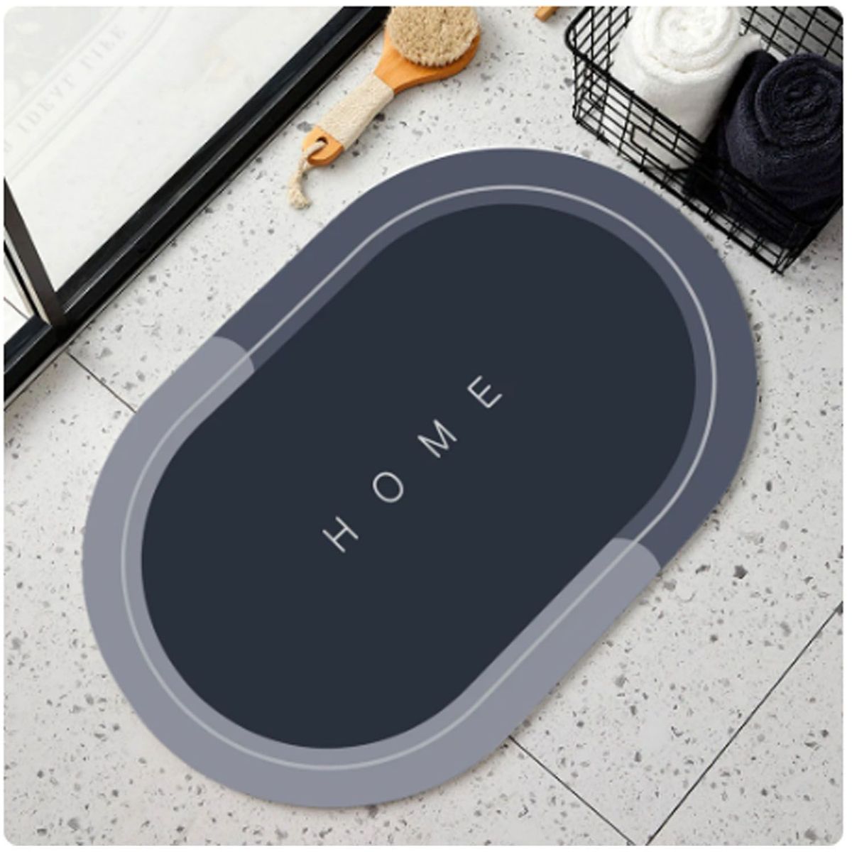 ONE PIXEL - Tapete Antideslizante Baño Alfombra Ducha Anti Absorbente