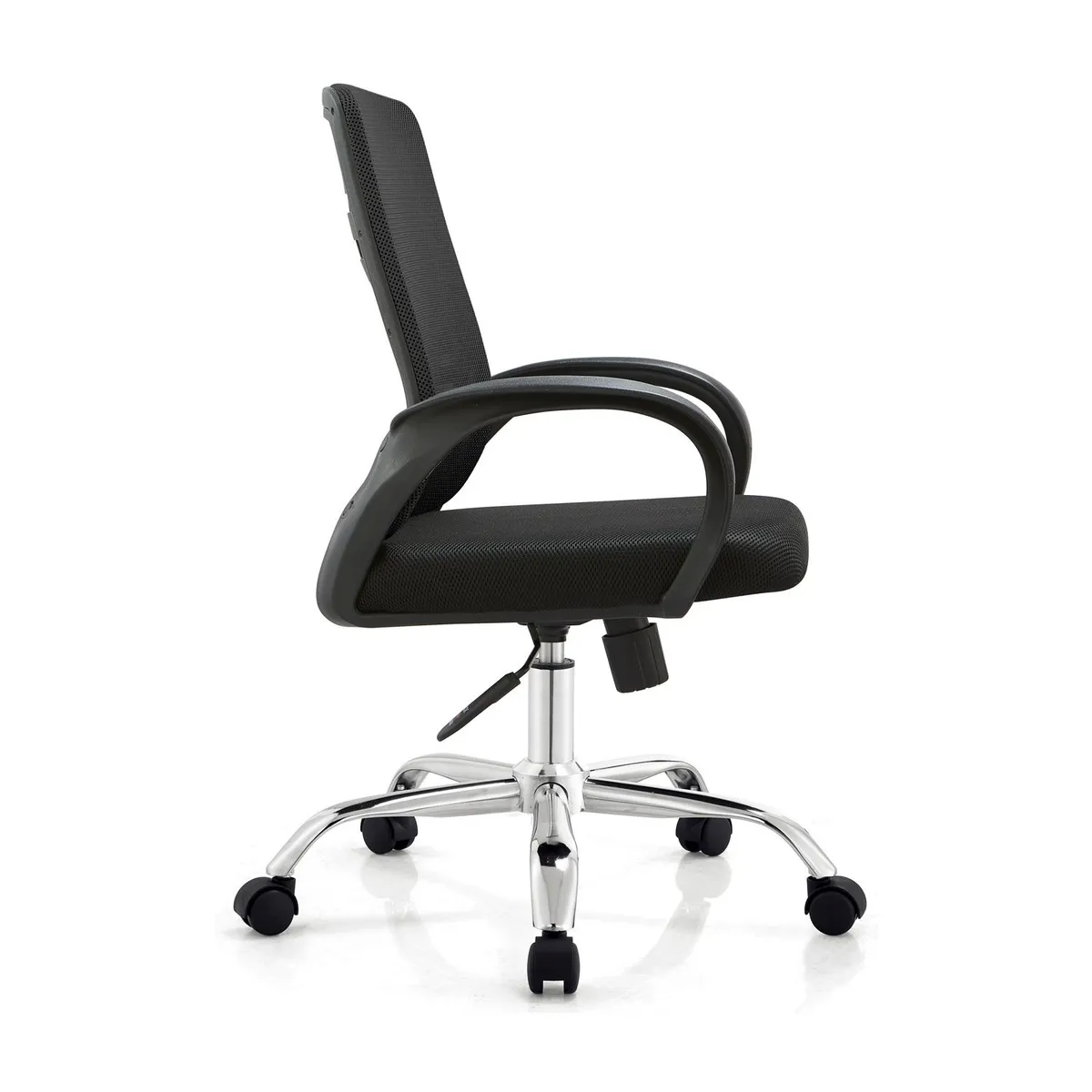 BONNO - Silla Giratoria De Oficina Loto Negra Bonno