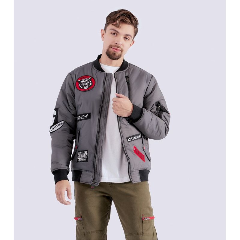 GROGGY - Chaqueta Para Hombre Bomber Groggy