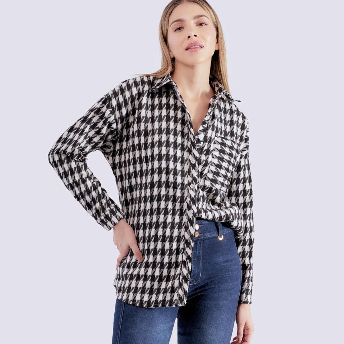 DEREK - Cardigan Para Mujer Tipo Leñadora Derek