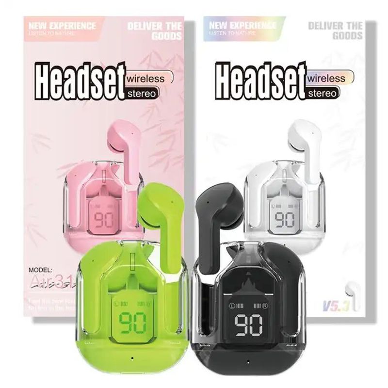 GENERICO - Auriculares Bluetooth Air31 Con Pantalla Led Digital