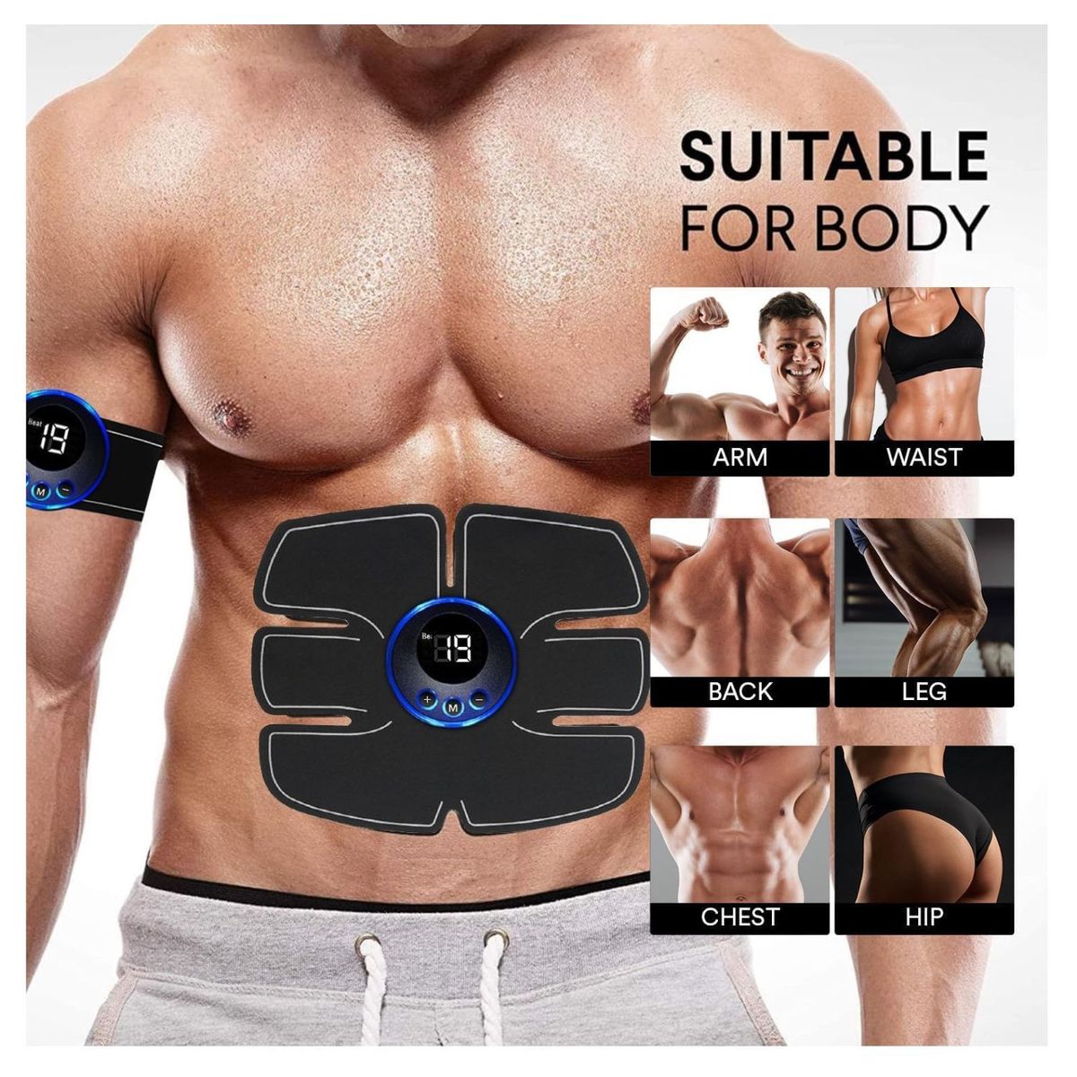 GENERICO - Masajeador  Muscular Moldeador Corporal 3 En 1