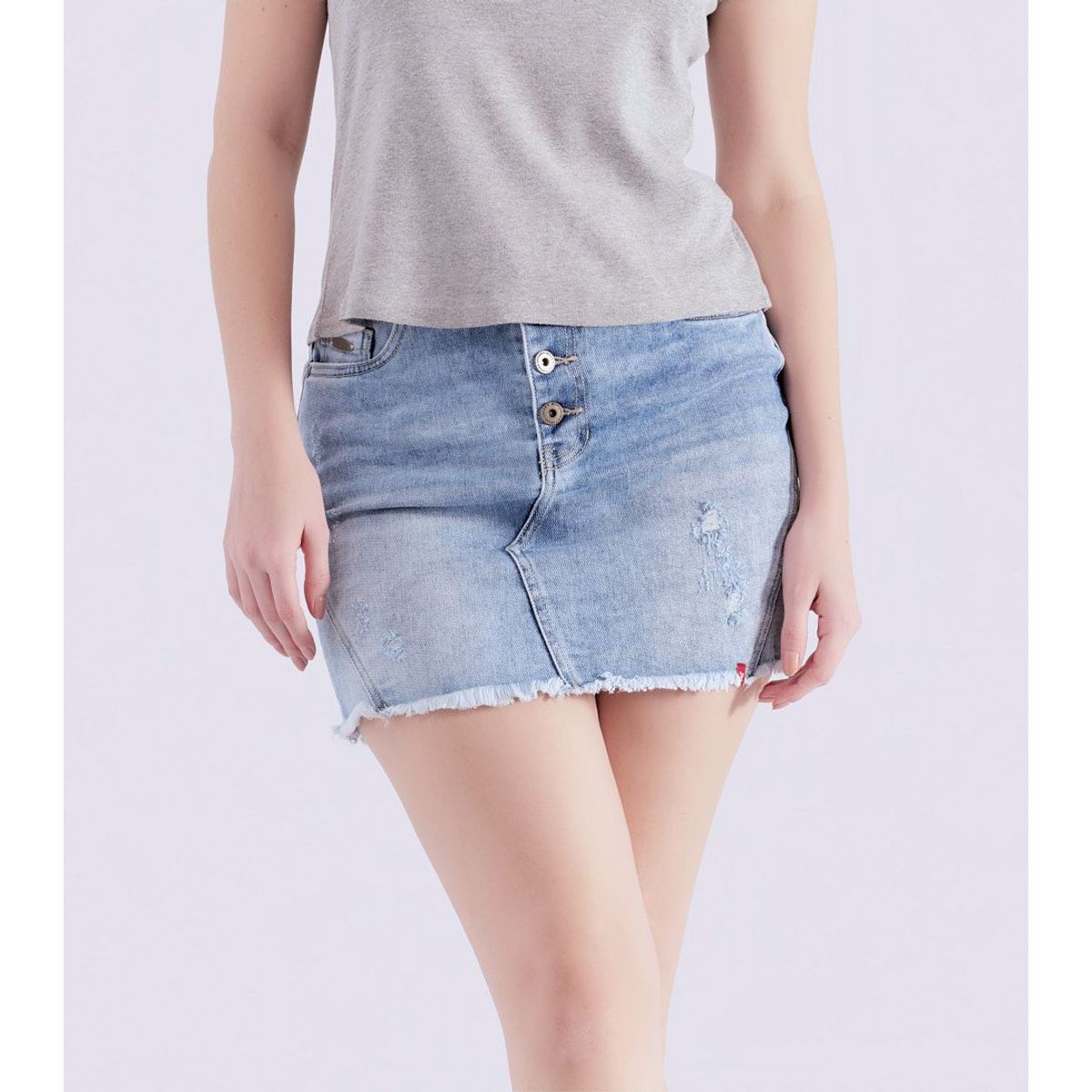 UNSER - Falda Para Mujer Corta En Indigo Unser