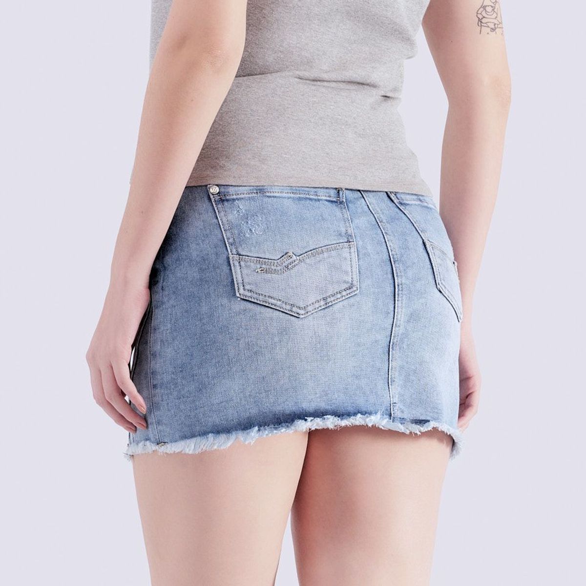 UNSER - Falda Para Mujer Corta En Indigo Unser