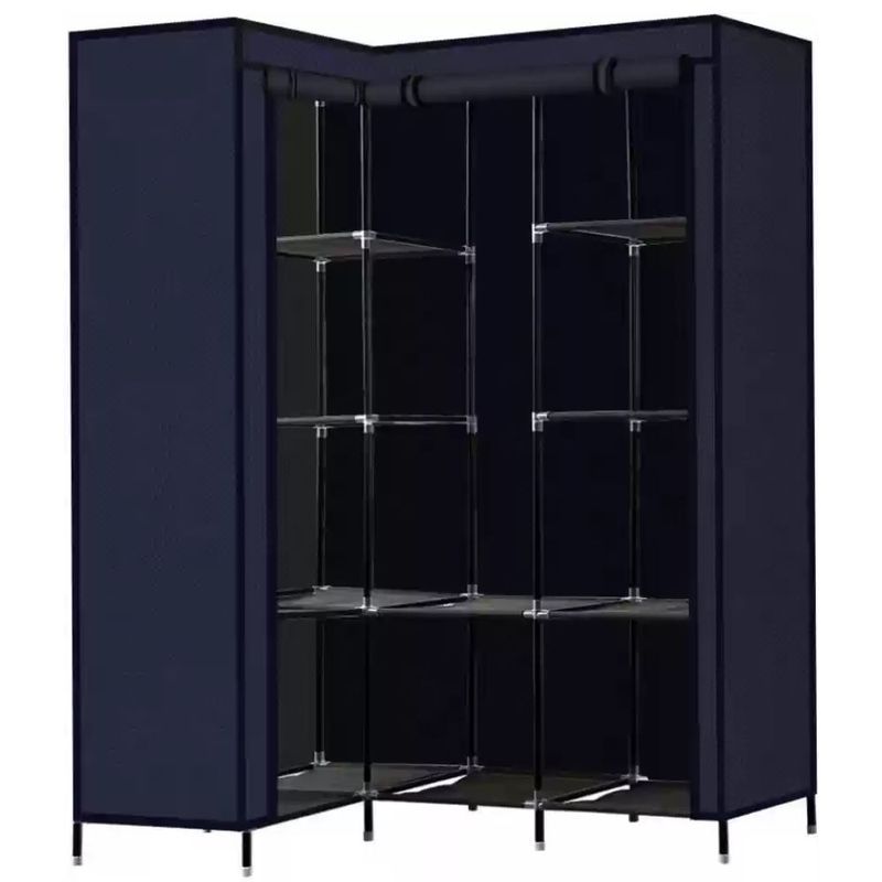 GENERICO - Closet Esquinero Organizador De Ropa 8 Estantes 88l88