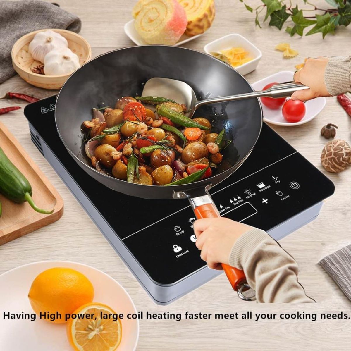 RENAHOUSE - Estufa De Inducción 1000w Renahouse Germany 1 Puesto