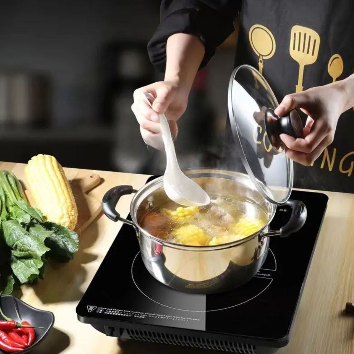 RENAHOUSE - Estufa De Inducción 1000w Renahouse Germany 1 Puesto