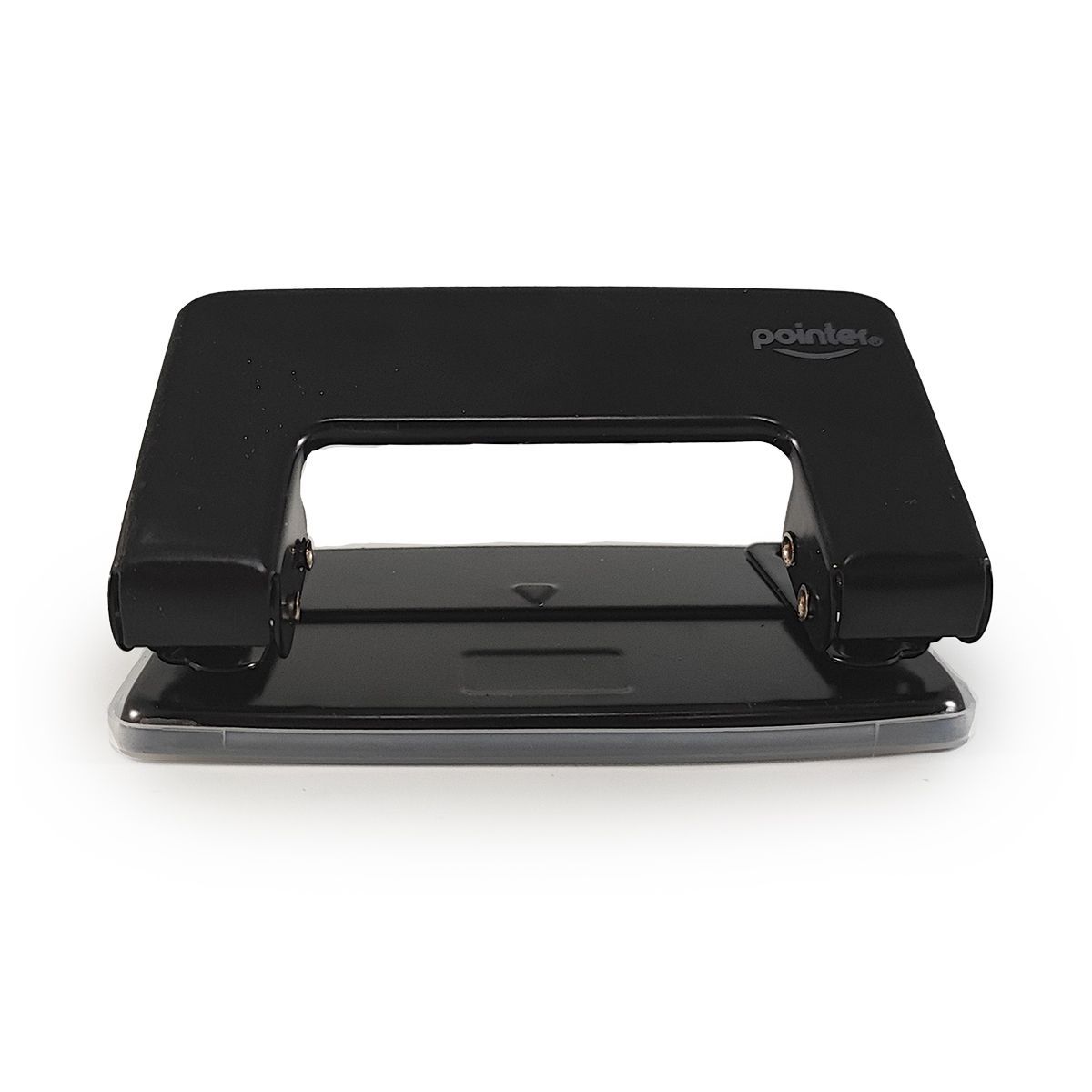 POINTER - Perforadora Pointer Metálica 2 Huecos, Para 8 Hojas