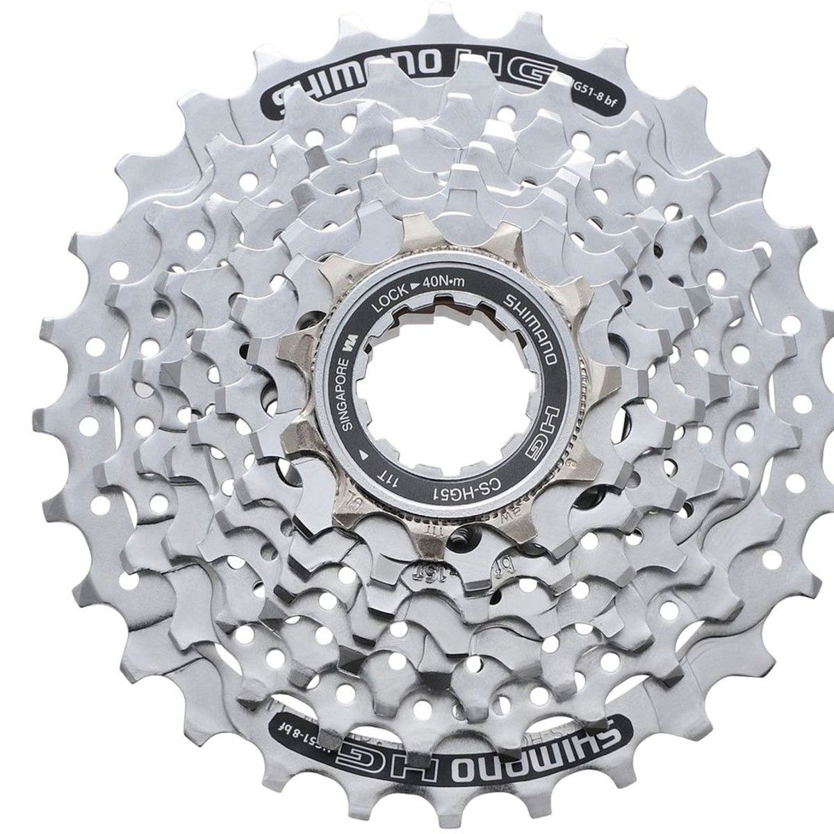 SHIMANO - Pacha Shimano Cassette Hg51 8 Velocidades 11-32 Bicicleta