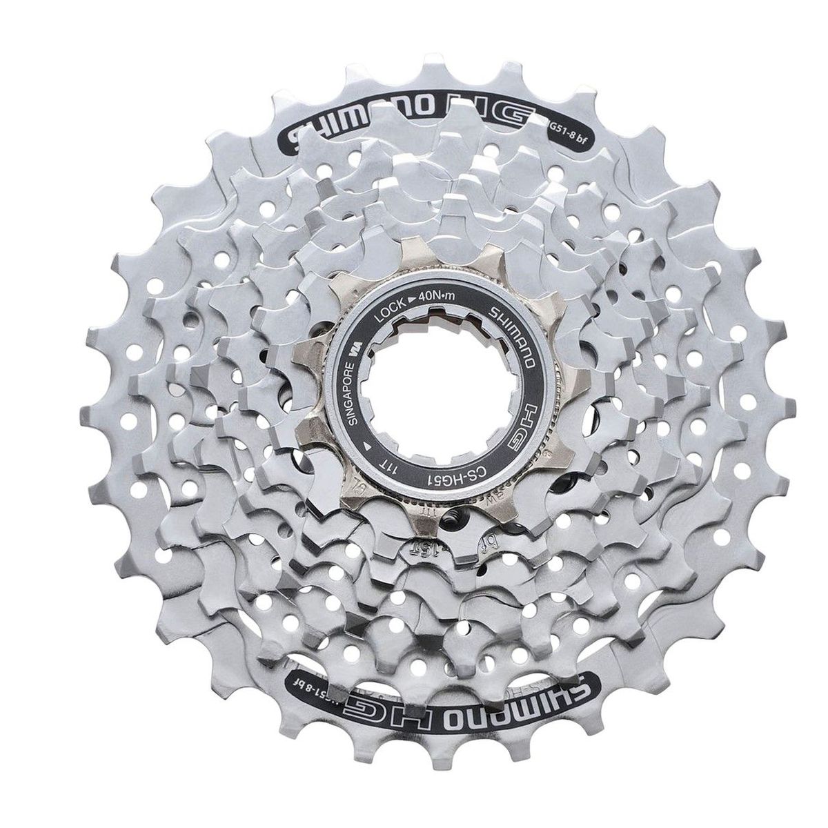 SHIMANO - Pacha Shimano Cassette Hg51 8 Velocidades 11-32 Bicicleta