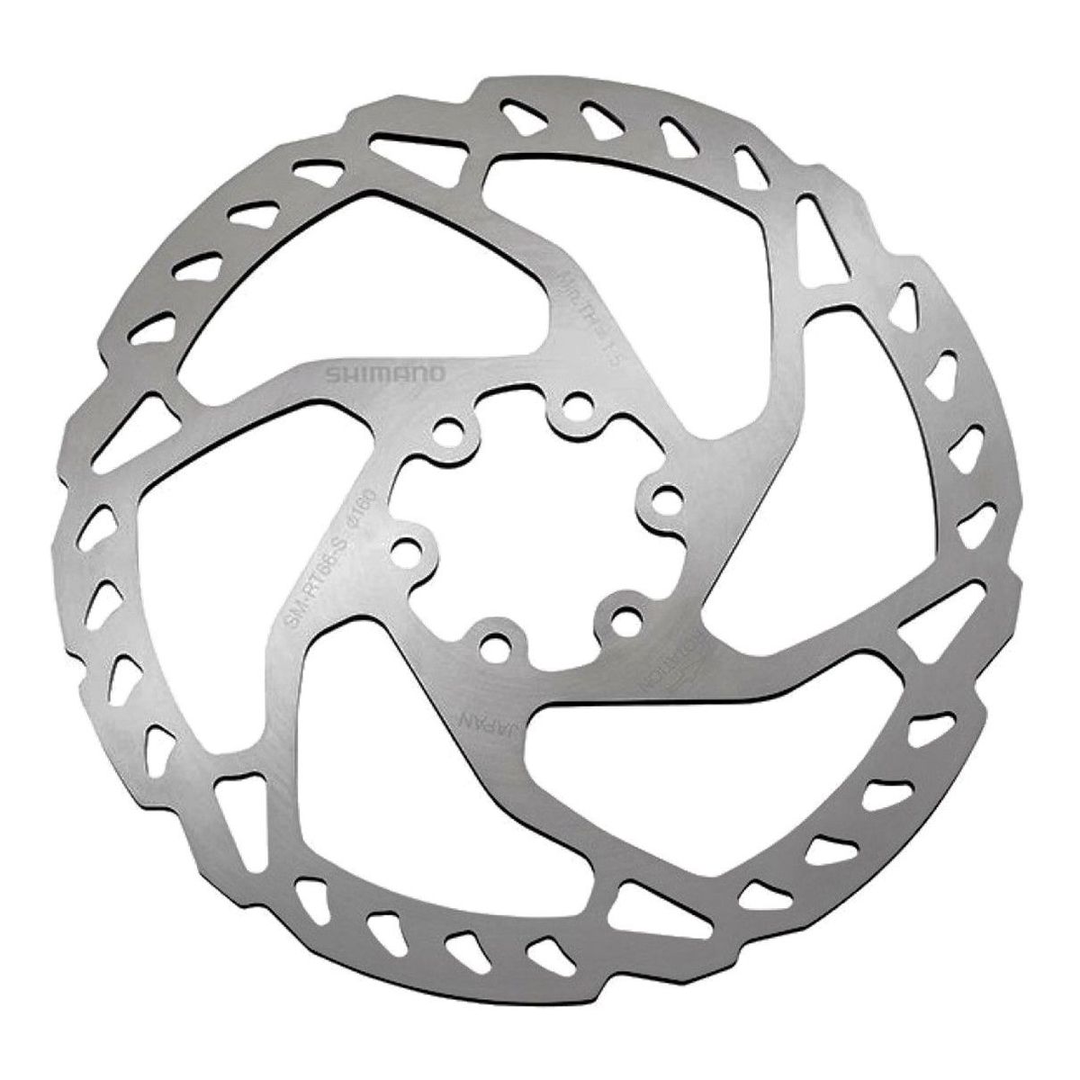 SHIMANO - Rotor Shimano Slx Rt66 Freno Disco 160mm 6 Tornillos