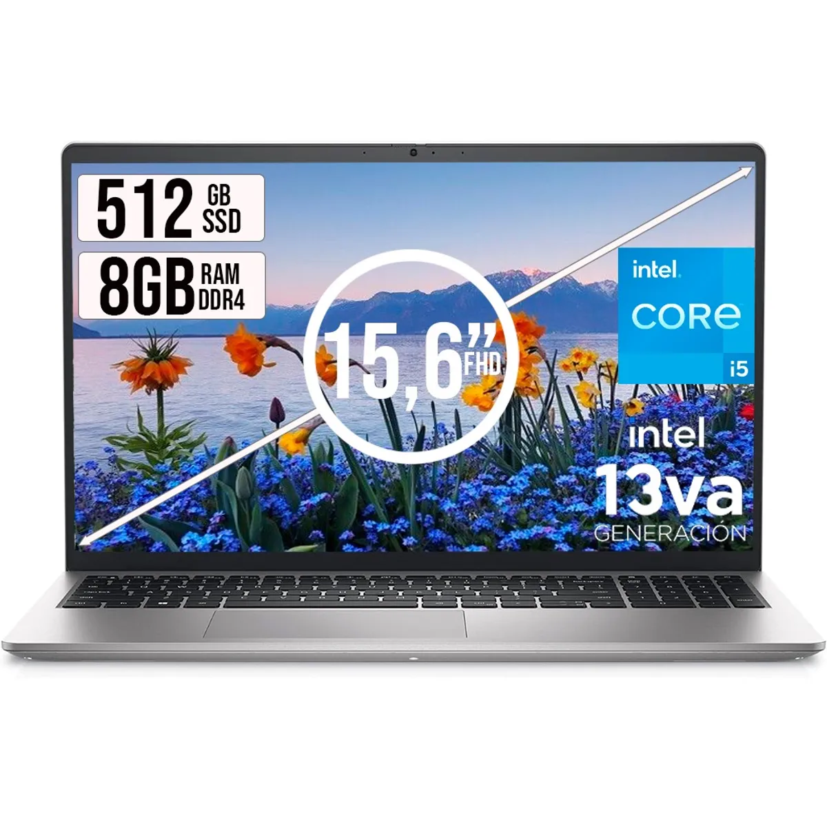 DELL - DELL INSPIRON INTEL CORE I5-1334U SSD 512GB RAM 8GB LED 15,6 FULL HD