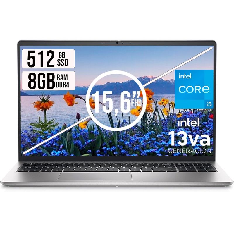 DELL - DELL INSPIRON INTEL CORE I5-1334U SSD 512GB RAM 8GB LED 15,6 FULL HD