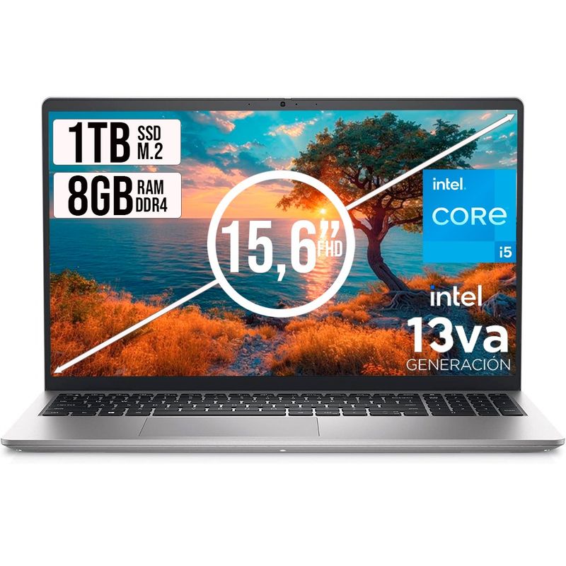 DELL - DELL INSPIRON INTEL CORE I5-1235U SSD 1TB RAM 8GB LED 15,6 FULL HD