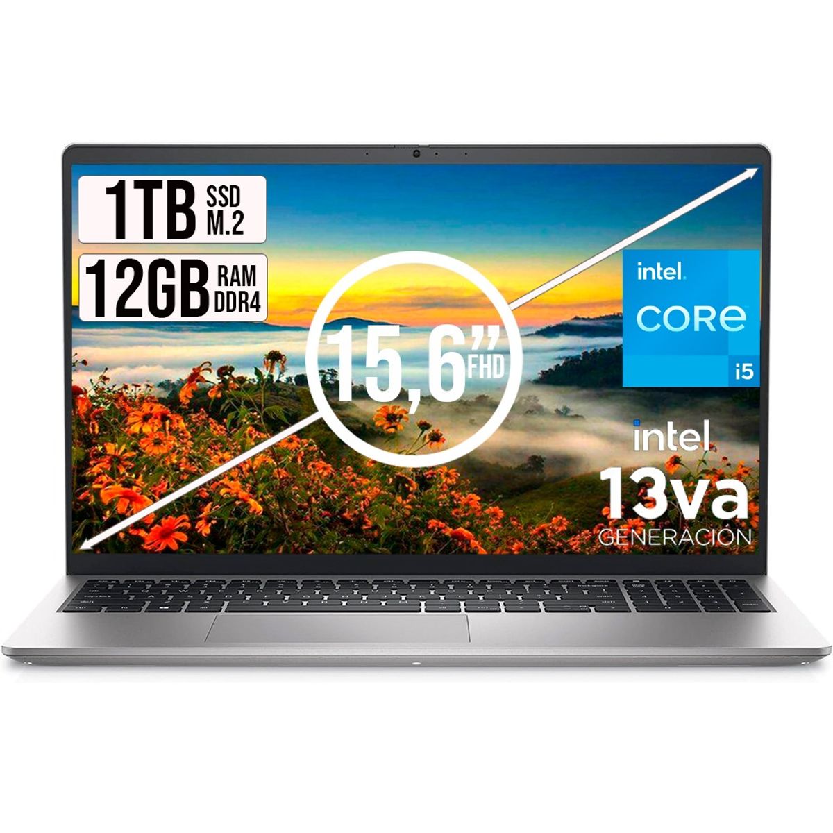 DELL - DELL INSPIRON INTEL CORE I5-1334U SSD 1TB RAM 12GB LED 15,6 FULL HD