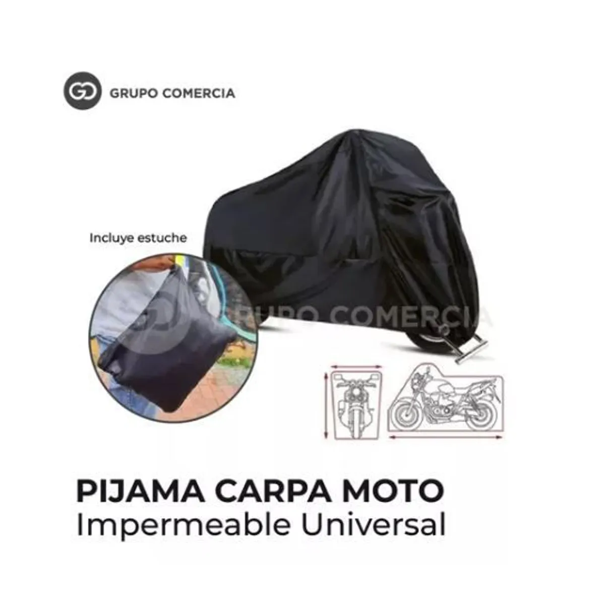 SHEN HUANG - Pijama Carpa Moto Impermeable Universal Con Estuche Gruesa