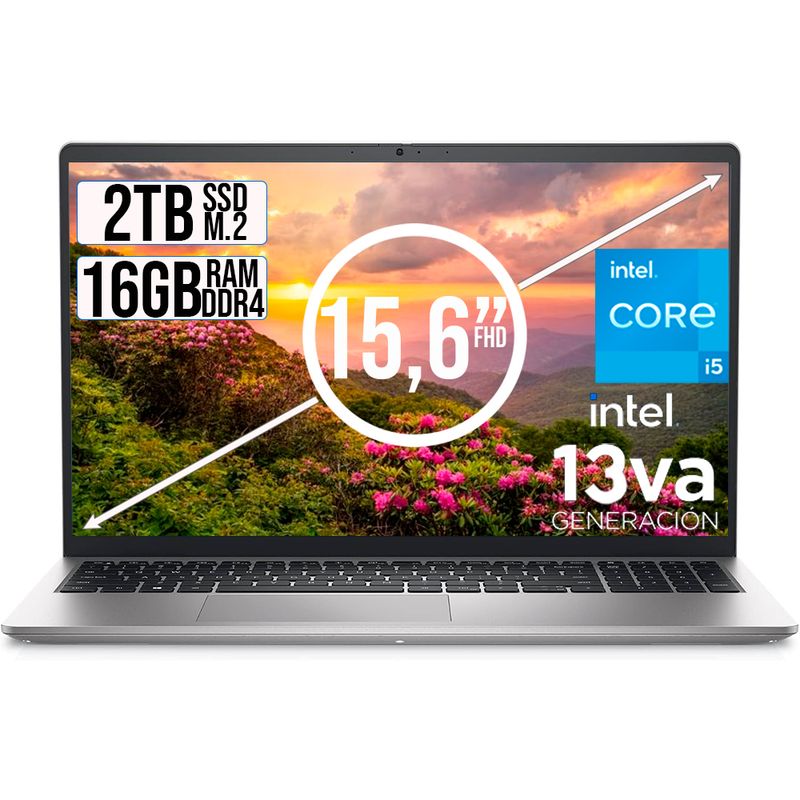 DELL - DELL INSPIRON INTEL CORE I5-1334U SSD 2TB RAM 16GB LED 15,6 FULL HD