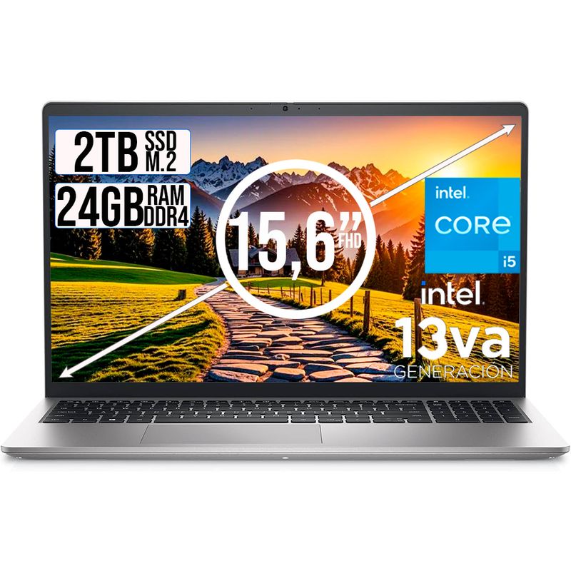 DELL - DELL INSPIRON INTEL CORE I5-1334U SSD 2TB RAM 24GB LED 15,6 FULL HD