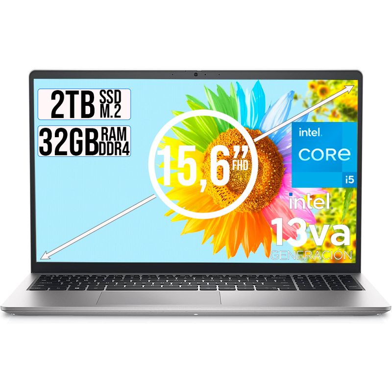 DELL - DELL INSPIRON INTEL CORE I5-1334U SSD 2TB RAM 32GB LED 15,6 FULL HD