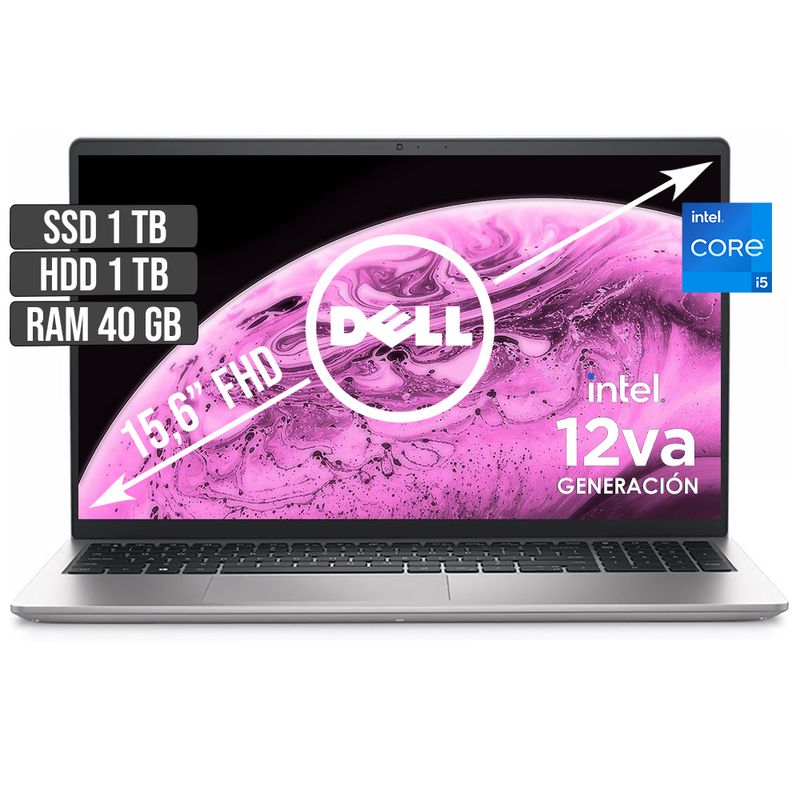 DELL - DELL INSPIRON INTEL CORE I5-1235U SSD 1TB + HDD 1TB RAM 40GB LED 15,6 FULL HD